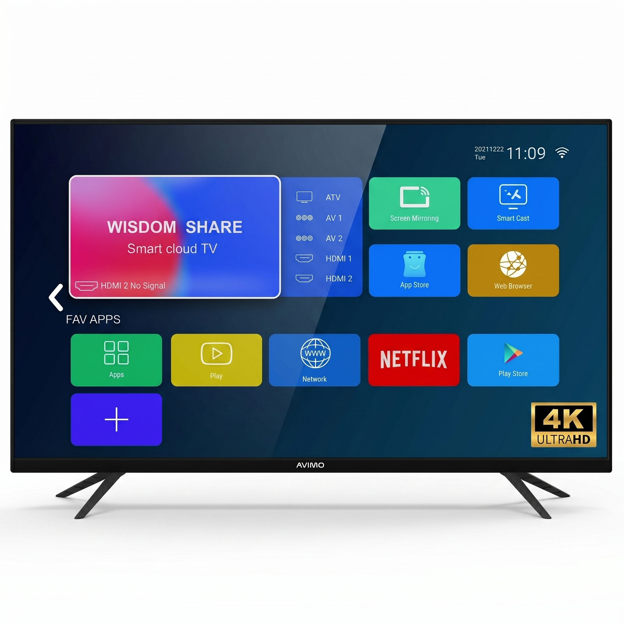 Imagen de TV LED Asano Smart 55′′ D1 4K