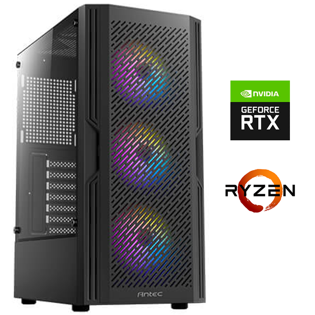 Imagen de Equipo AMD Ryzen 5 4500 Pro Gamer – SSD – 16Gb – Geforce RTX3050 8Gb