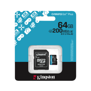 Kingston Canvas Go Plus Micro SD 64gb C10 4K