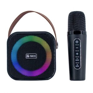 Parlante Teros TE-6013N Karaoke Inalámbrico RGB