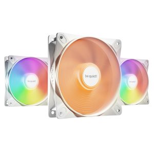 Fan Cooler Be Quiet! Light Wings LX 120mm PWM HS Triple Pack White
