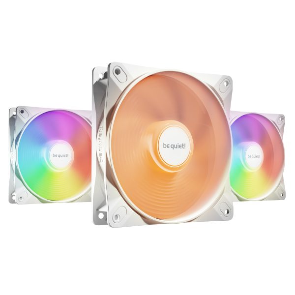 Fan Cooler Be Quiet! Light Wings LX 120mm PWM HS Triple Pack White
