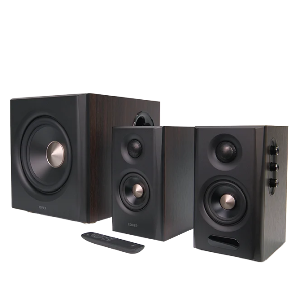 Parlantes Edifier S355db 2.1 Con Subwoofer Brown Parlantes Edifier S355db 2.1 Con Subwoofer Brown