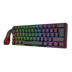 Teclado Redragon Fizz Negro K617-RGB Magnetic